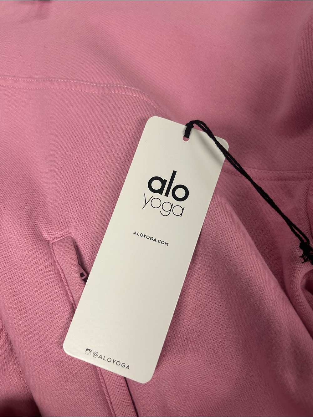 ALO Yoga Pink Ombre Half-Zip Pullover NWT - Picture 6 of 8